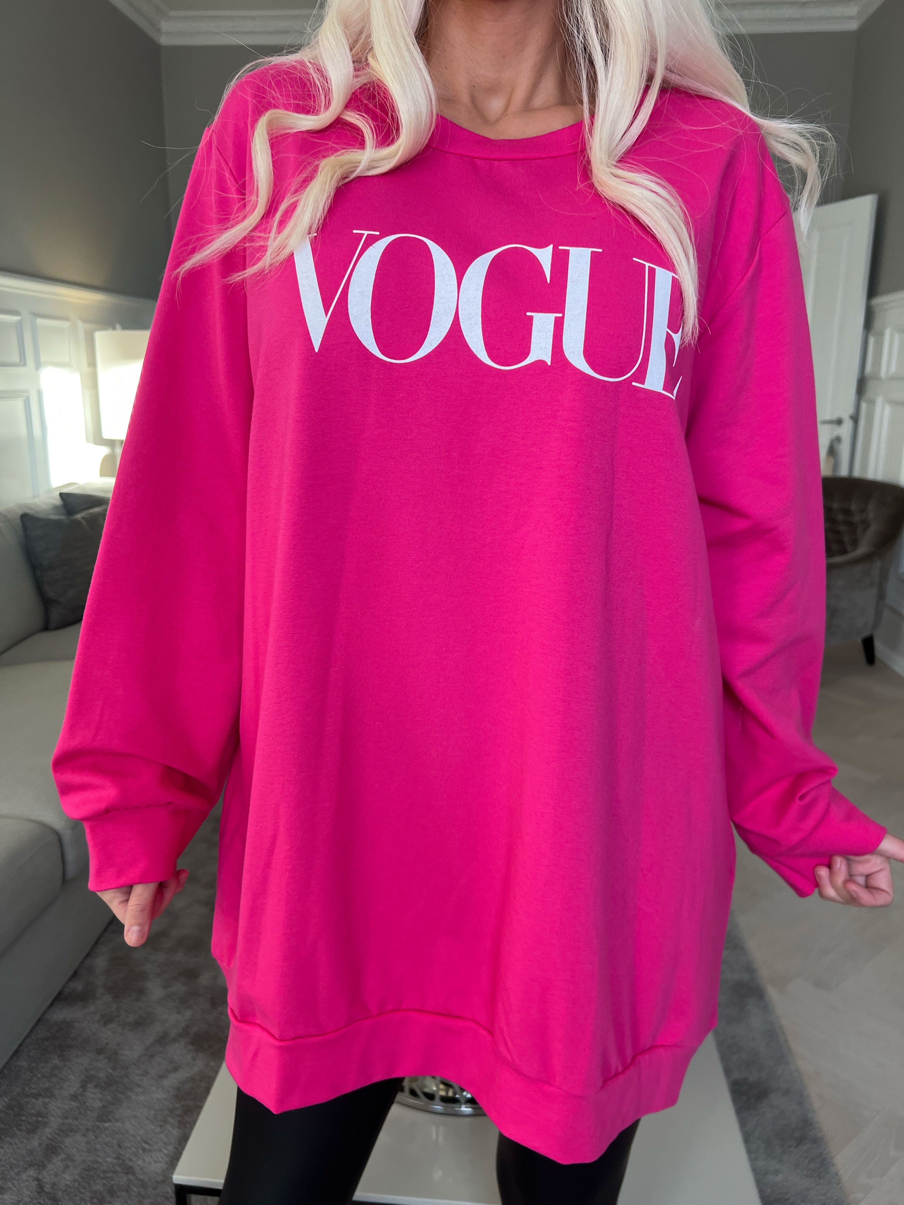 Abena - Sweatshirt med vogue stående på brystet